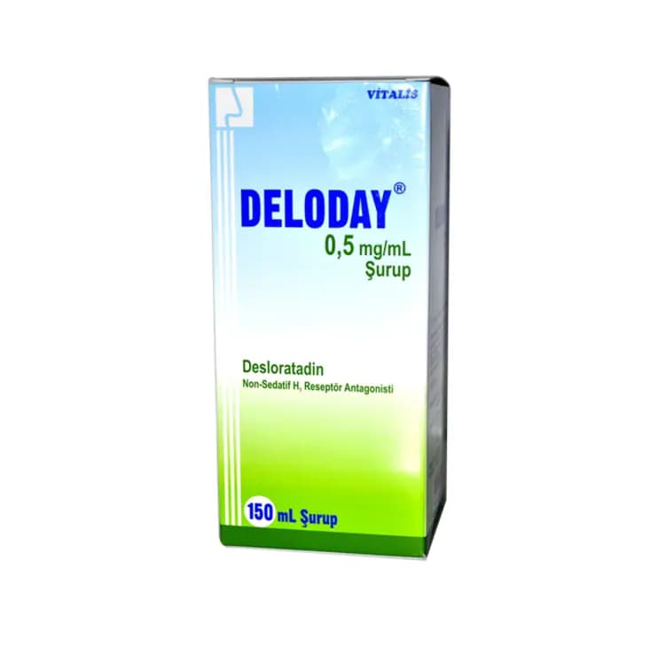 Deloday 0,5 mg/mL şurup ürün ambalajı