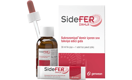 Sidefer Damla 30 mL ürün ambalajı