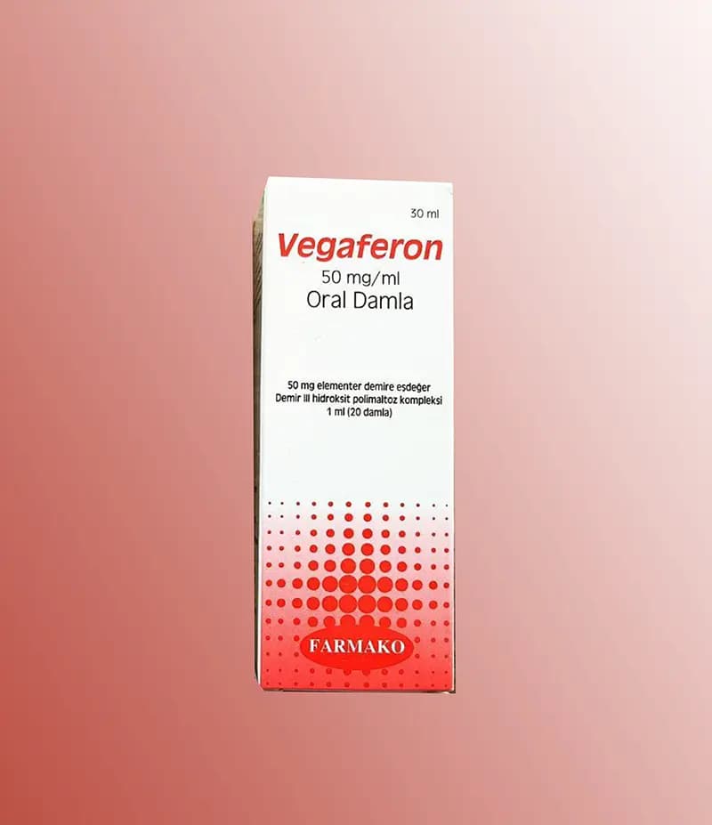 Vegaferon 50 mg/mL oral damla 30 mL ürün ambalajı